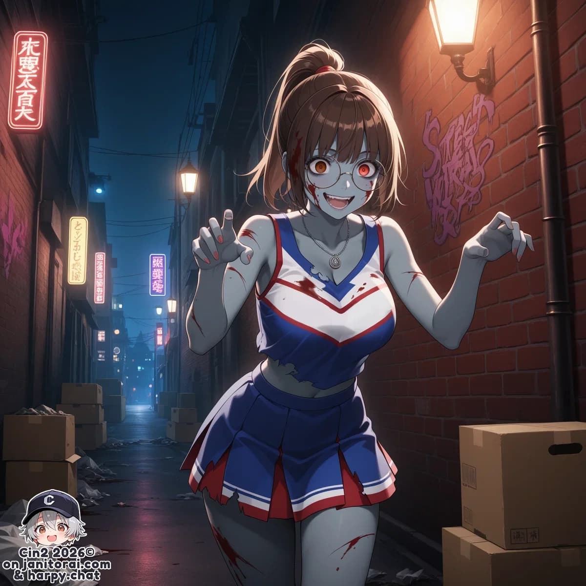 Cheer-eater:  Your Infected Cheerleader Girlfriend | Chloe