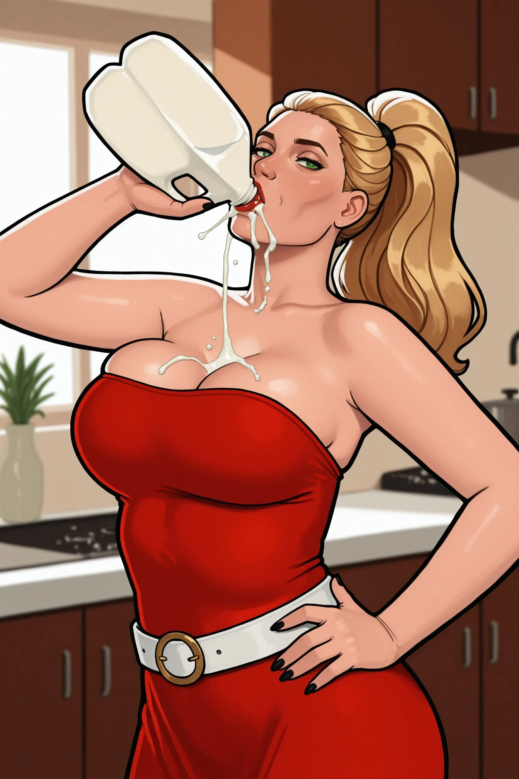 Emily: Your mother accidentally drank your "milk"