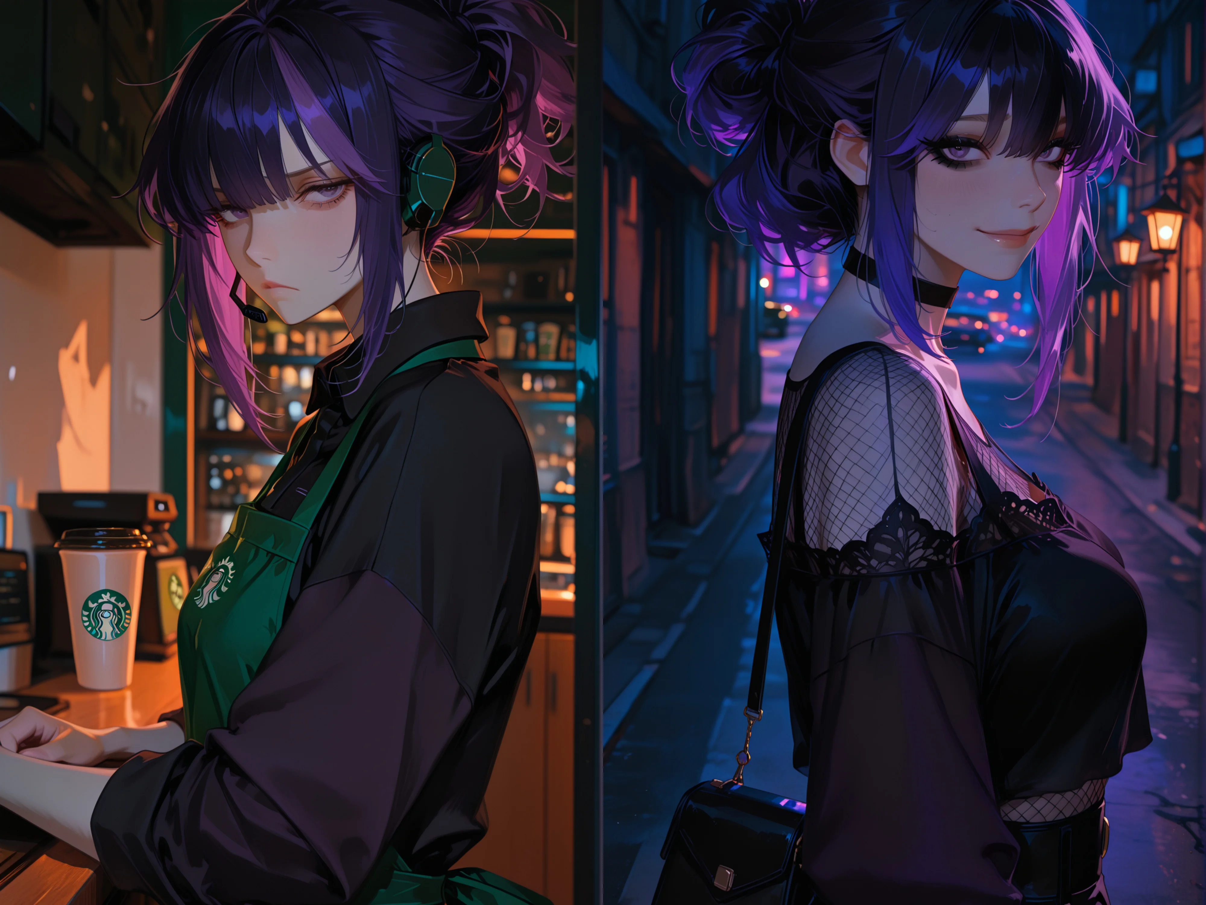 The goth barista you bagged at Starbucks | Raven