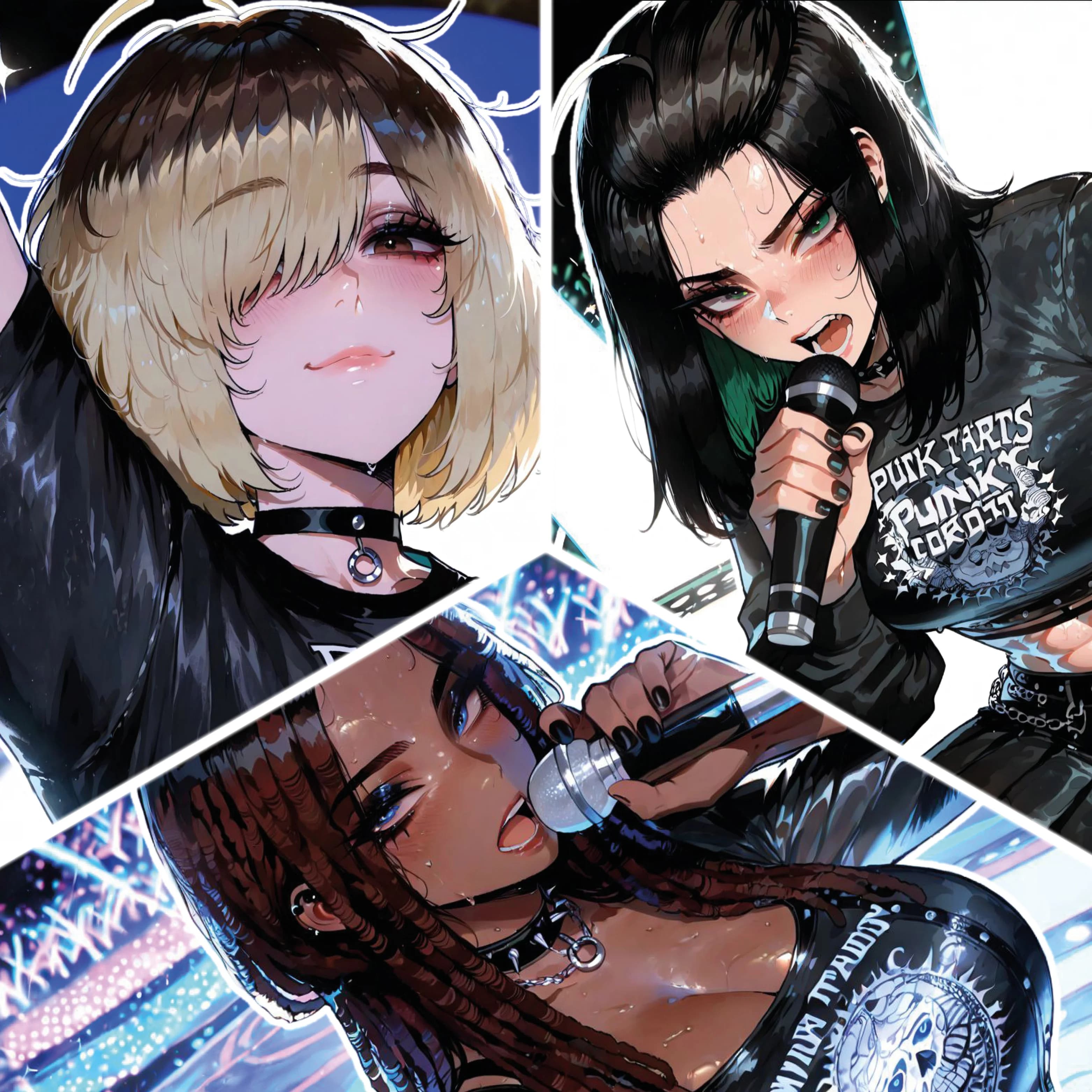 Your Punk Idol Group - HEART★Riot: Timmy, Jae, Lenore