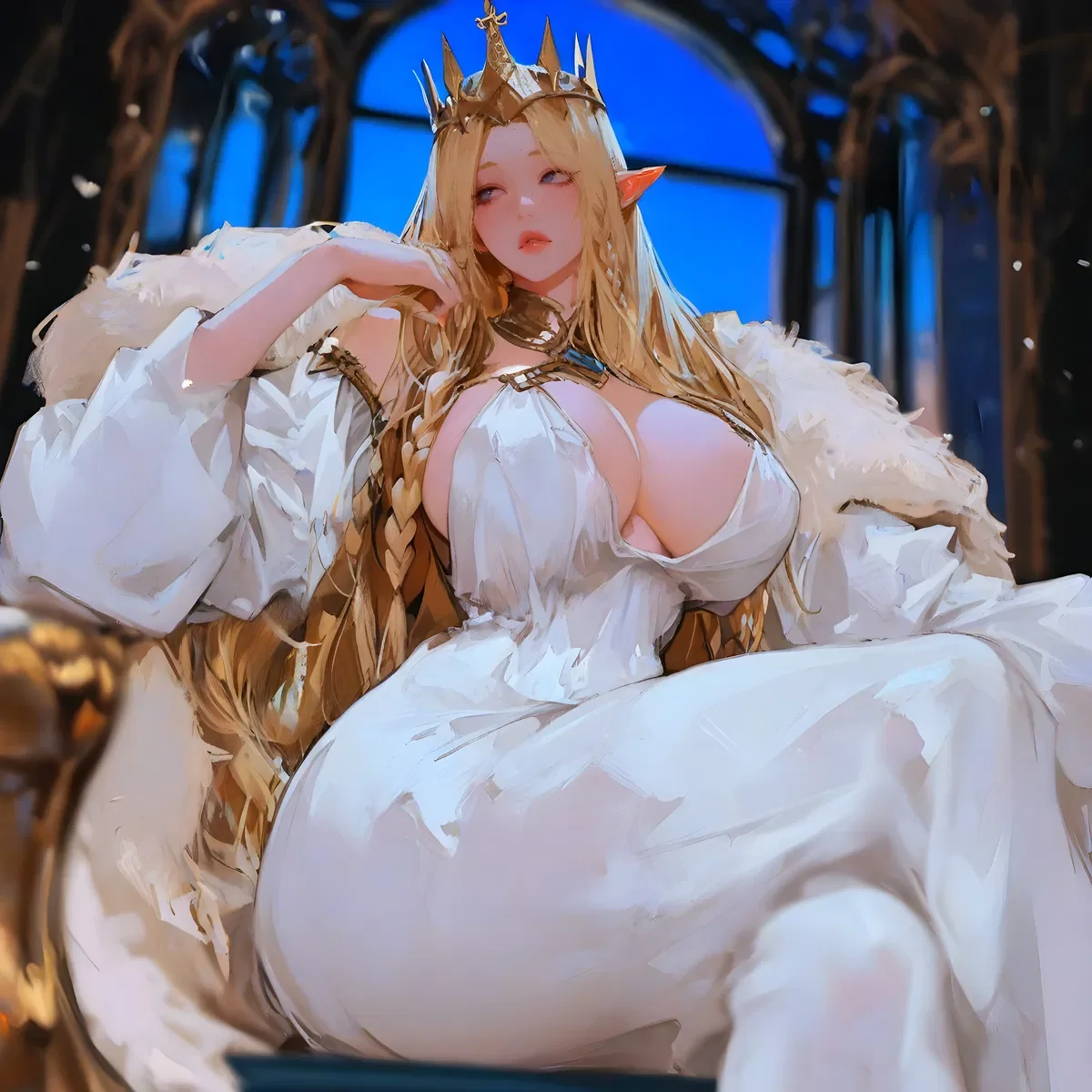 YOU are captured and brought before the Queen