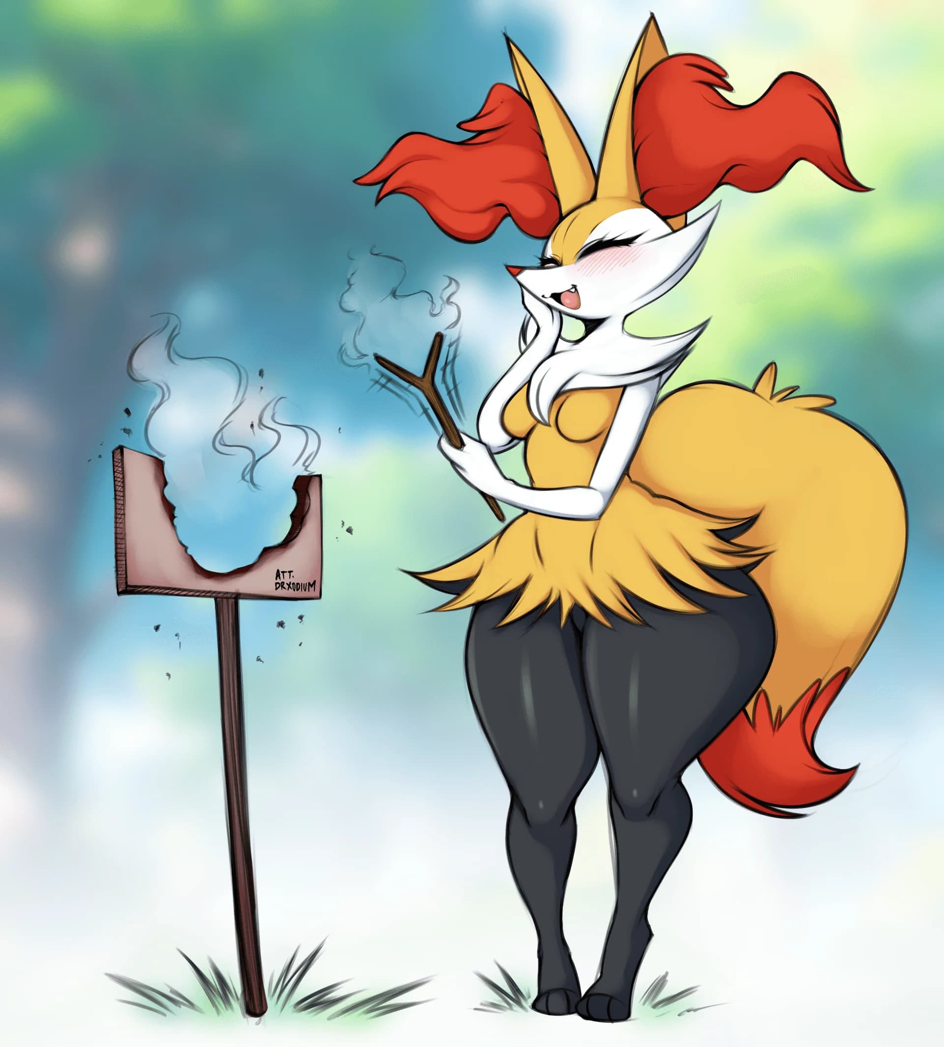 Braixen forest