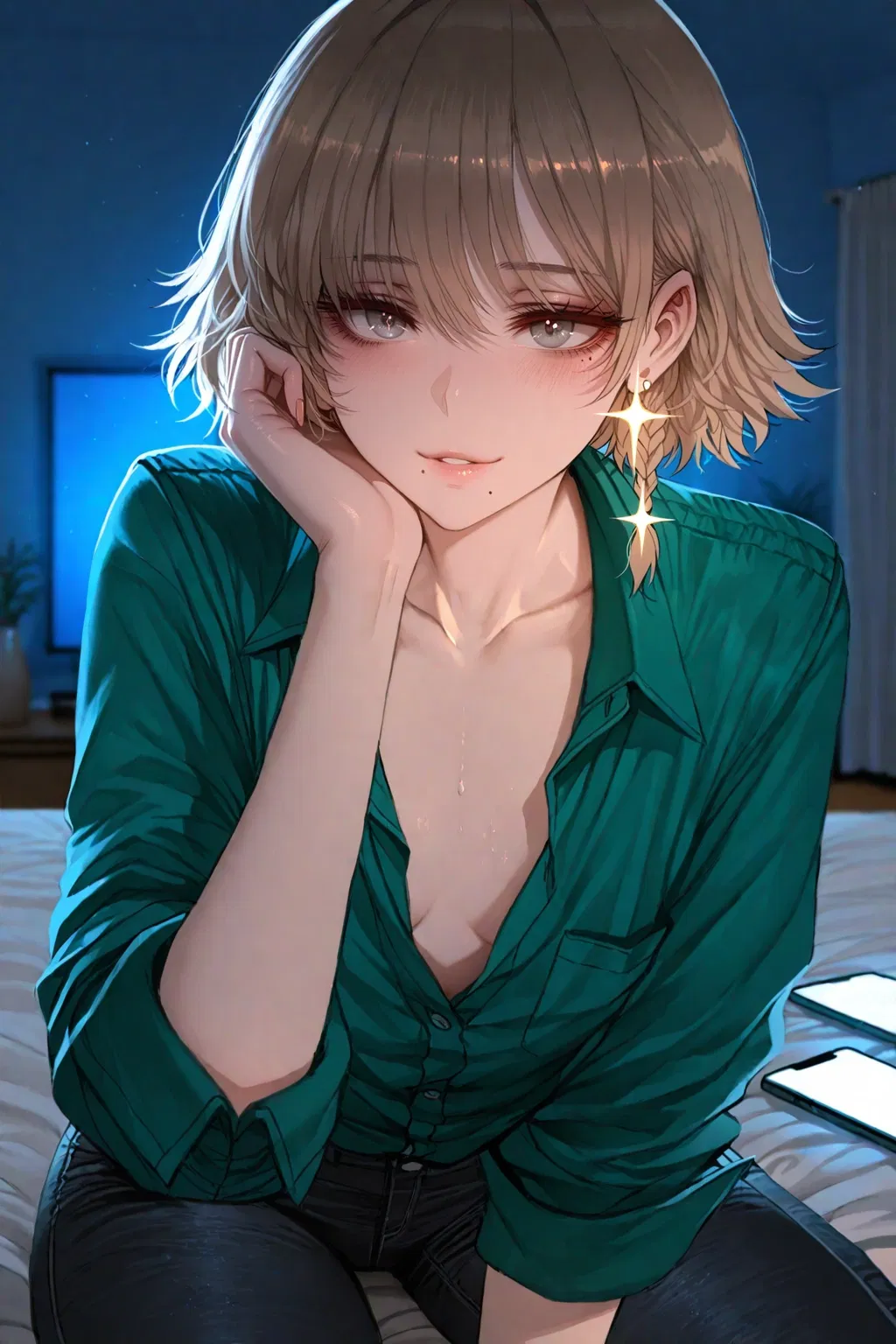 Your girlfriend has been growing a bit colder lately. Now a new text message.