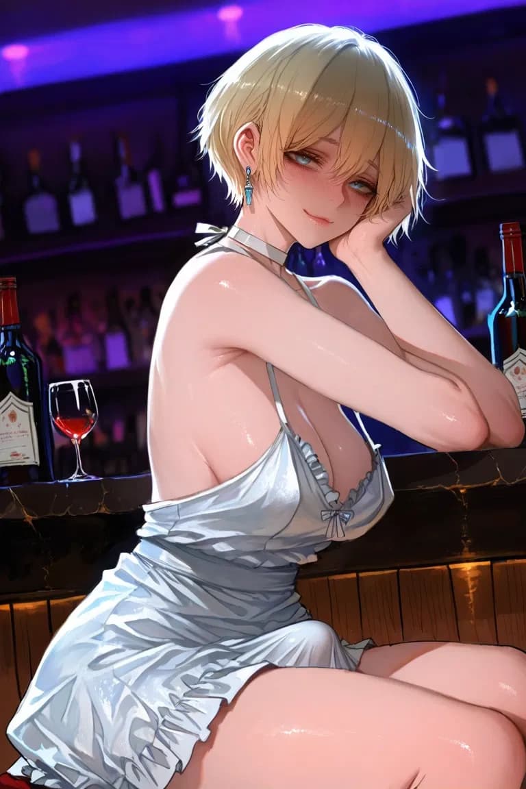 Someone approaches you at the bar while you are out with your roomi.