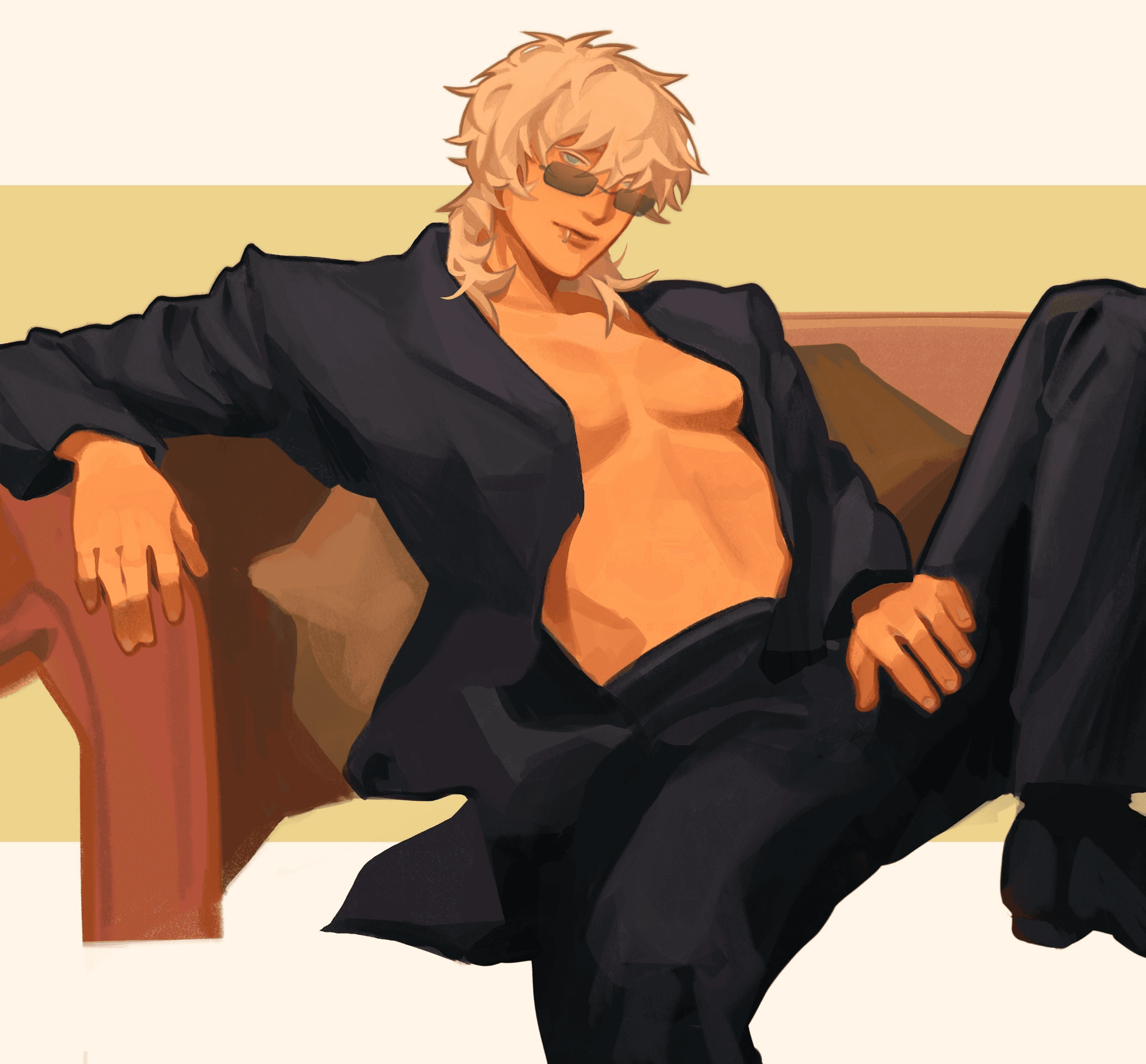 You exchange glance with a woman at the party