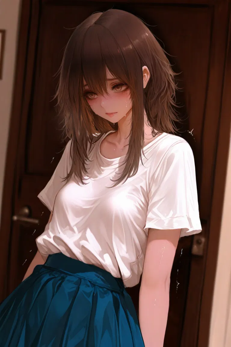 After picking her up from her friends, she looks like a mess. And you wanted to marry her...