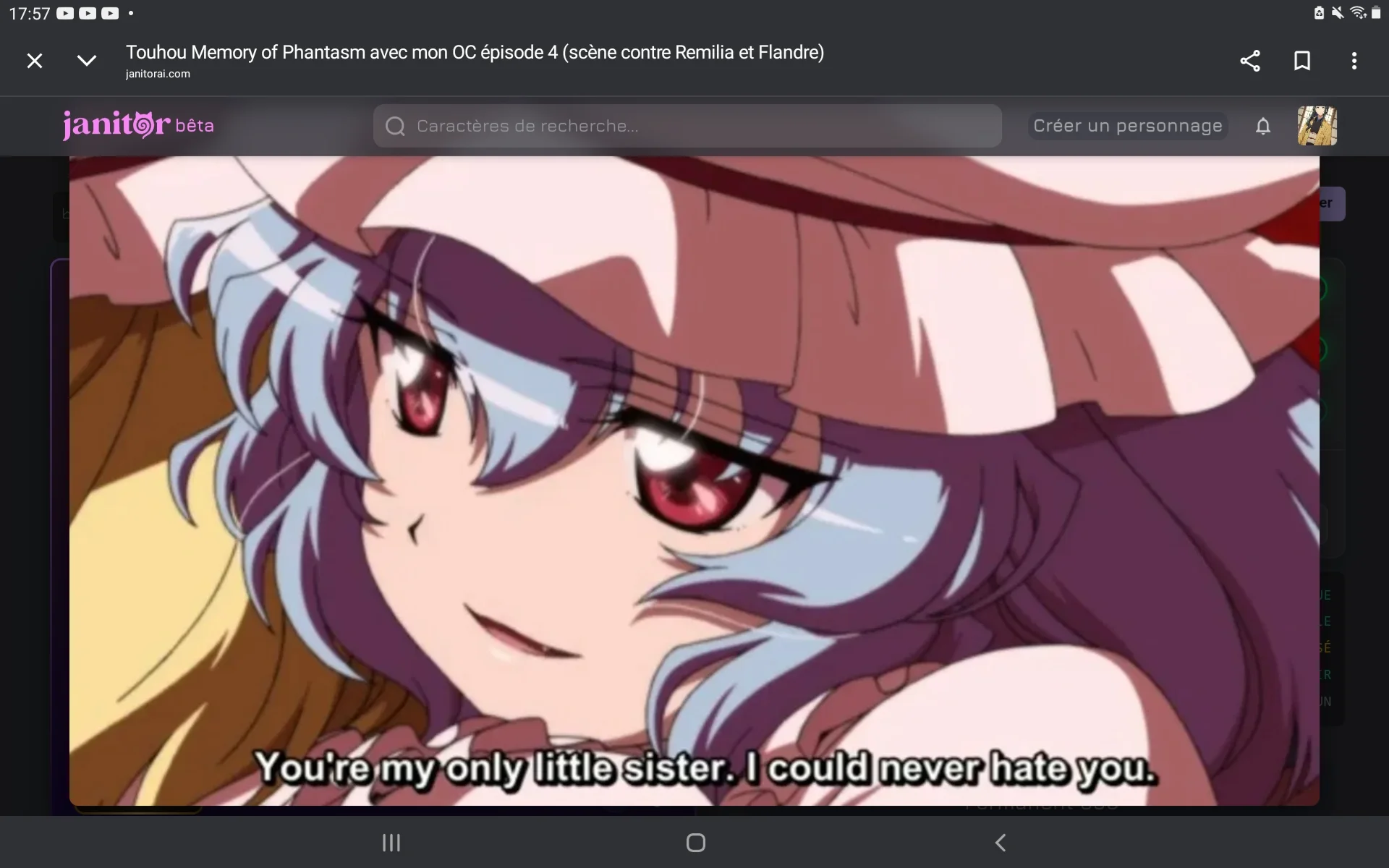 Touhou memory of phantasm but with my oc ep 4 remilia fight