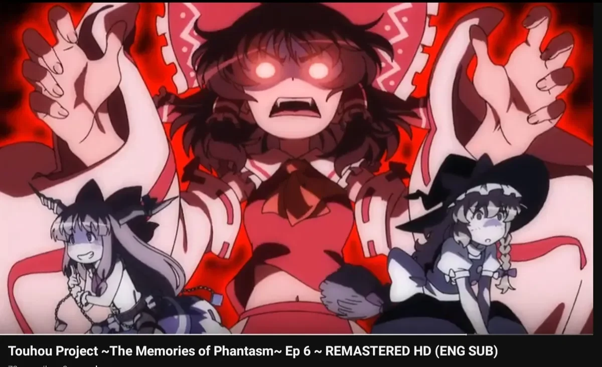 Touhou memory of phantasm without my oc ep 5 eiki jugement scene