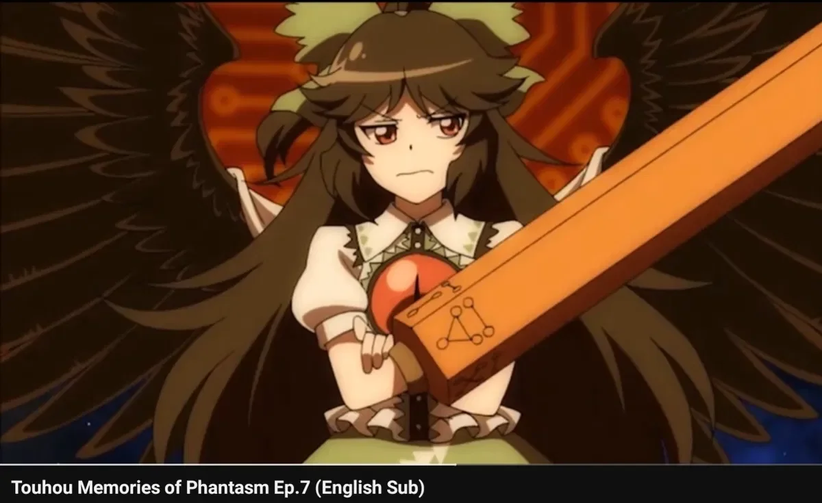 Touhou memory of phantasm without my oc ep 7 cirno vs okuu
