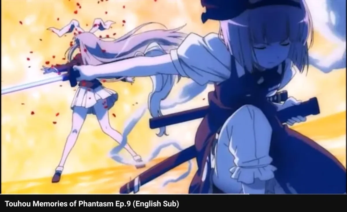 Touhou memory of phantasm without my oc ep 8 (vs reisen)