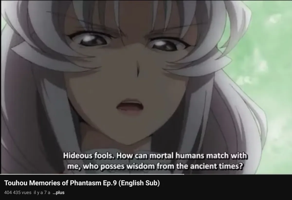 Touhou memory of phantasm without my oc ep 8( marisa and reimu meet tewi scene modifiate)🚫