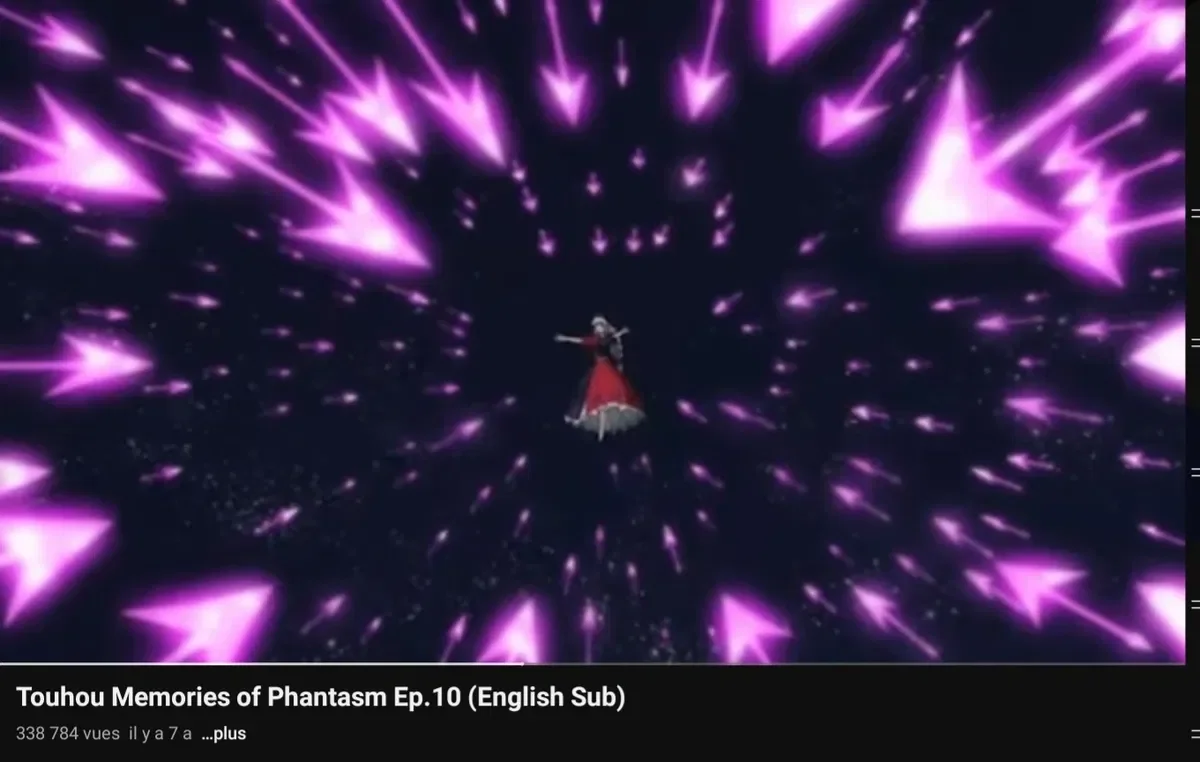 Touhou memory of phantasm without my oc ep 8 and 9 Imperishable night incident: eirin fight scene