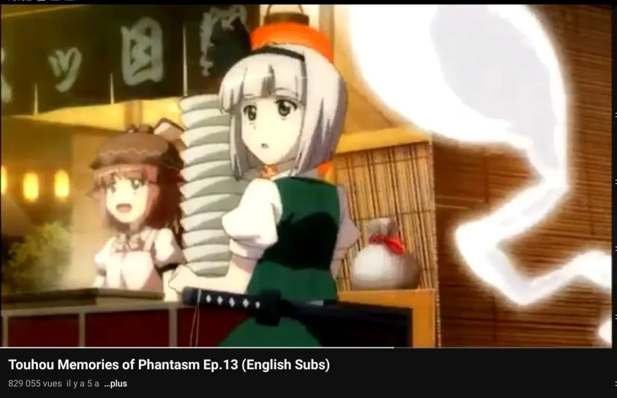 Touhou memory of phantasm with my oc ep 13 (festival end scene modifiate)