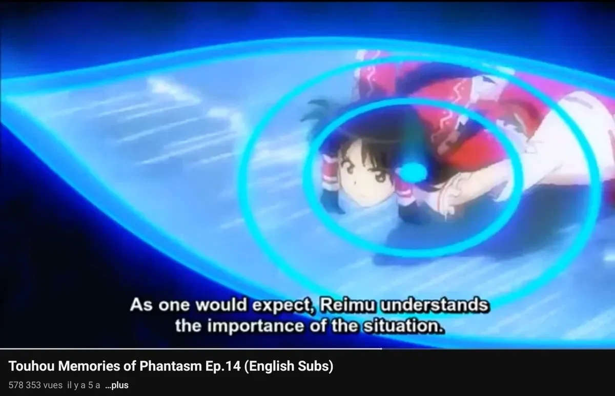 Touhou memory of phantasm without my oc ep 14 ( reimu youkai mountain invasion "reimu side" scene)🚫