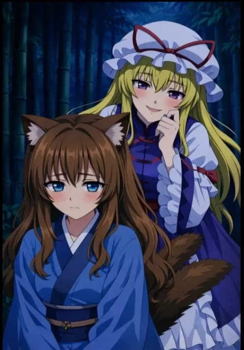 🕛Touhou legend: juka a cat in a unknow world part 4 (Imperishable Night and yukari fight)🕛