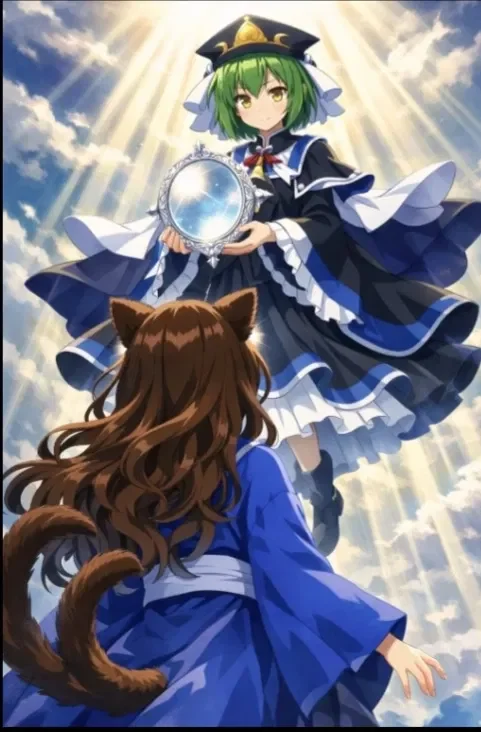 đTouhou legend: juka a cat into a new world part 5 (touhou 9 shiki eiki meeting)đ