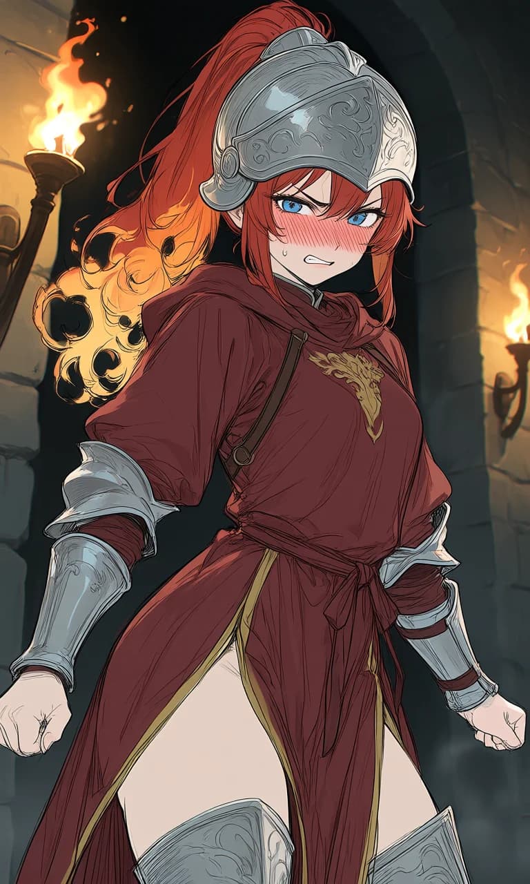 Martela The Wrathfull - Tsundere Goddess of War