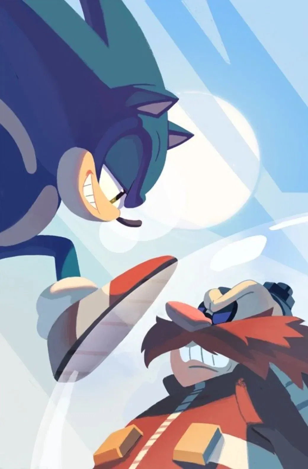 sonic and eggman