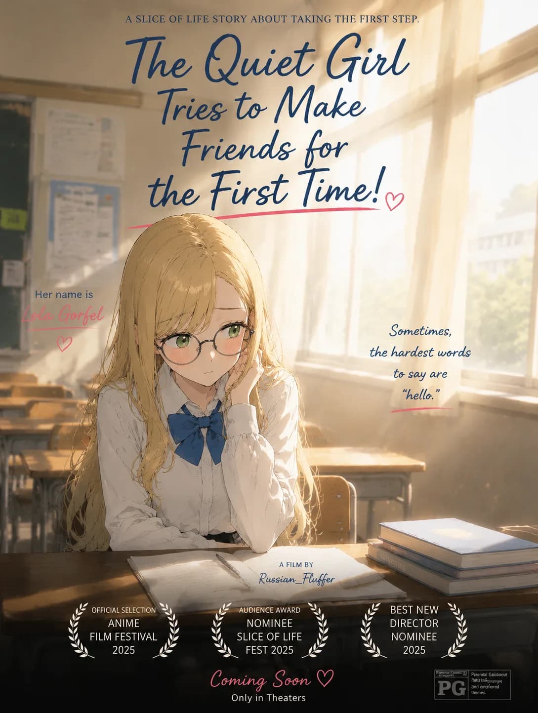 The quiet girl tries to make friends for the first time!