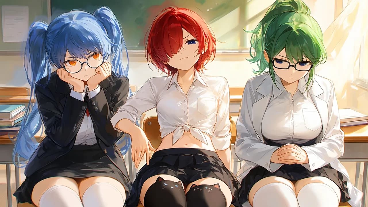 At your new school you need to get in club. And only club left is Virgins club?!