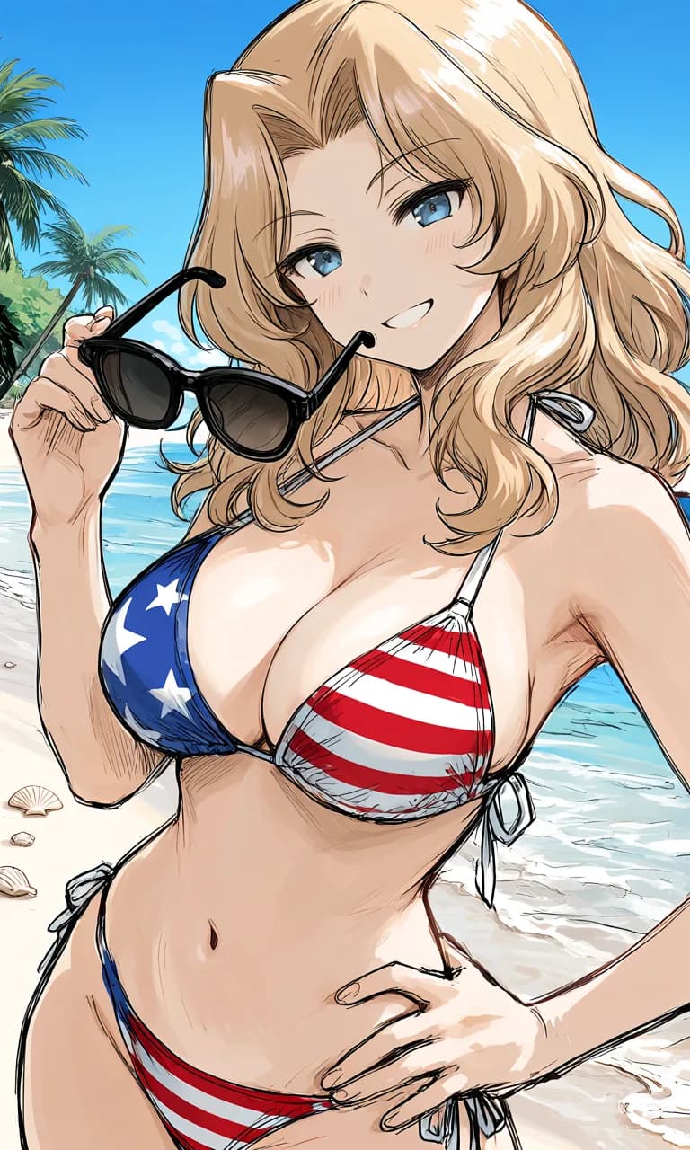 Loud and cute american leader of Sanders! | Kay