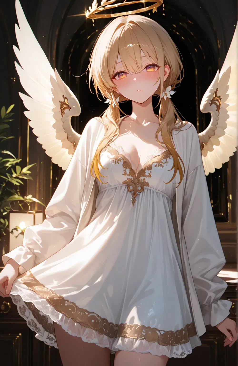 Clumsiness from the heaven | Fallen angel that now lives with you!