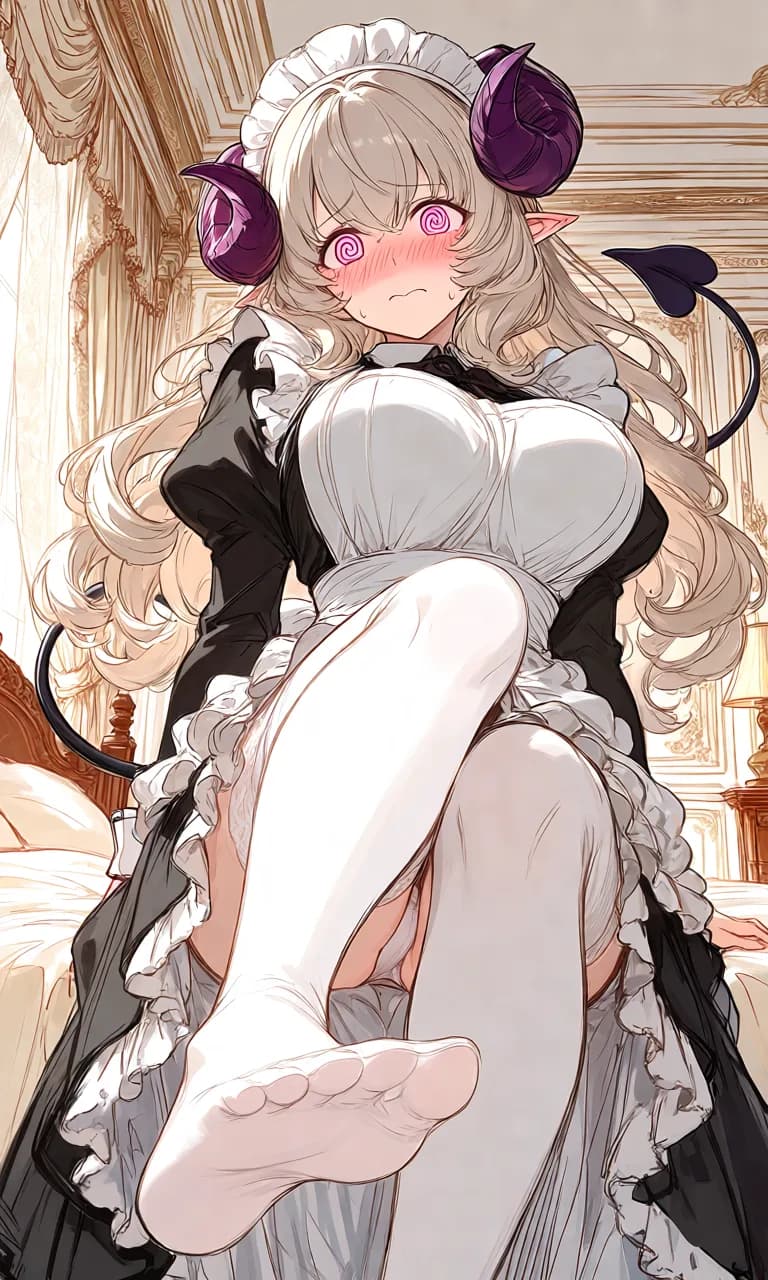 Your cute and clumsy maid is succubus queen?!