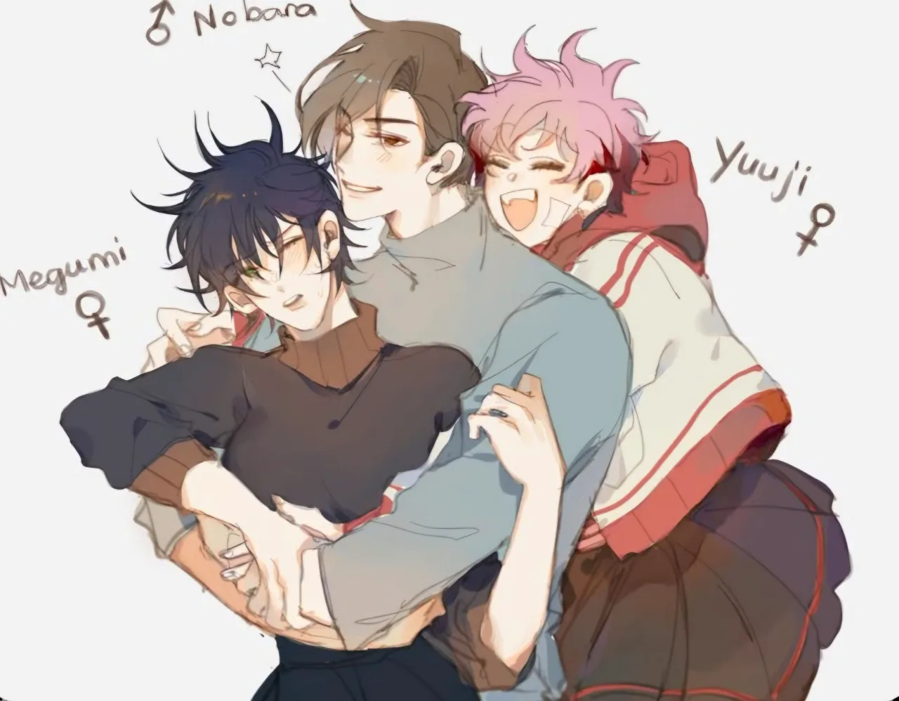 Female jjk Trio