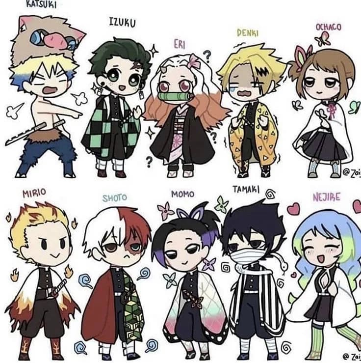 Kny x mha