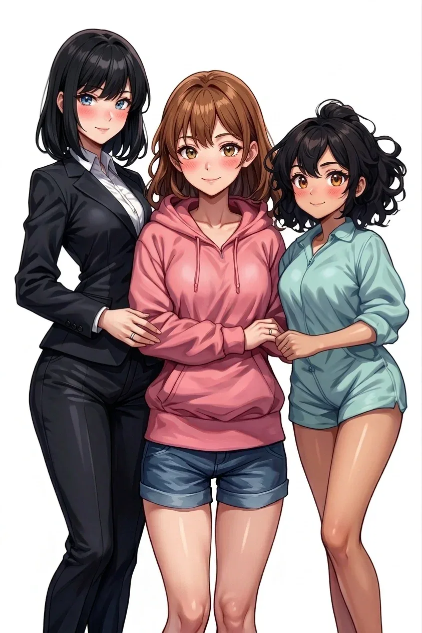 Futa marries you, your girlfriend and your roommate( fanbot)