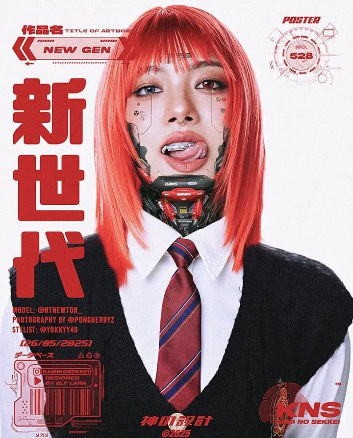 Hana Sato - Cyberpunk World