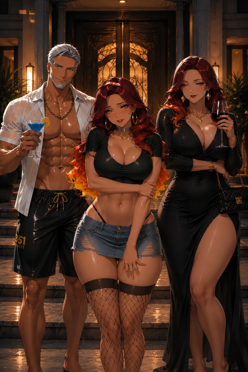 Bella, Sophia & Victor