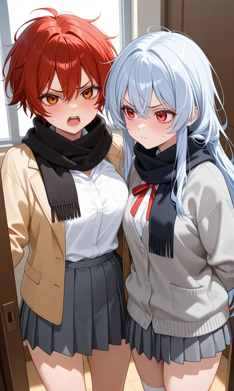 Miyu & Aki | ⚔️Locked Between Two Hearts