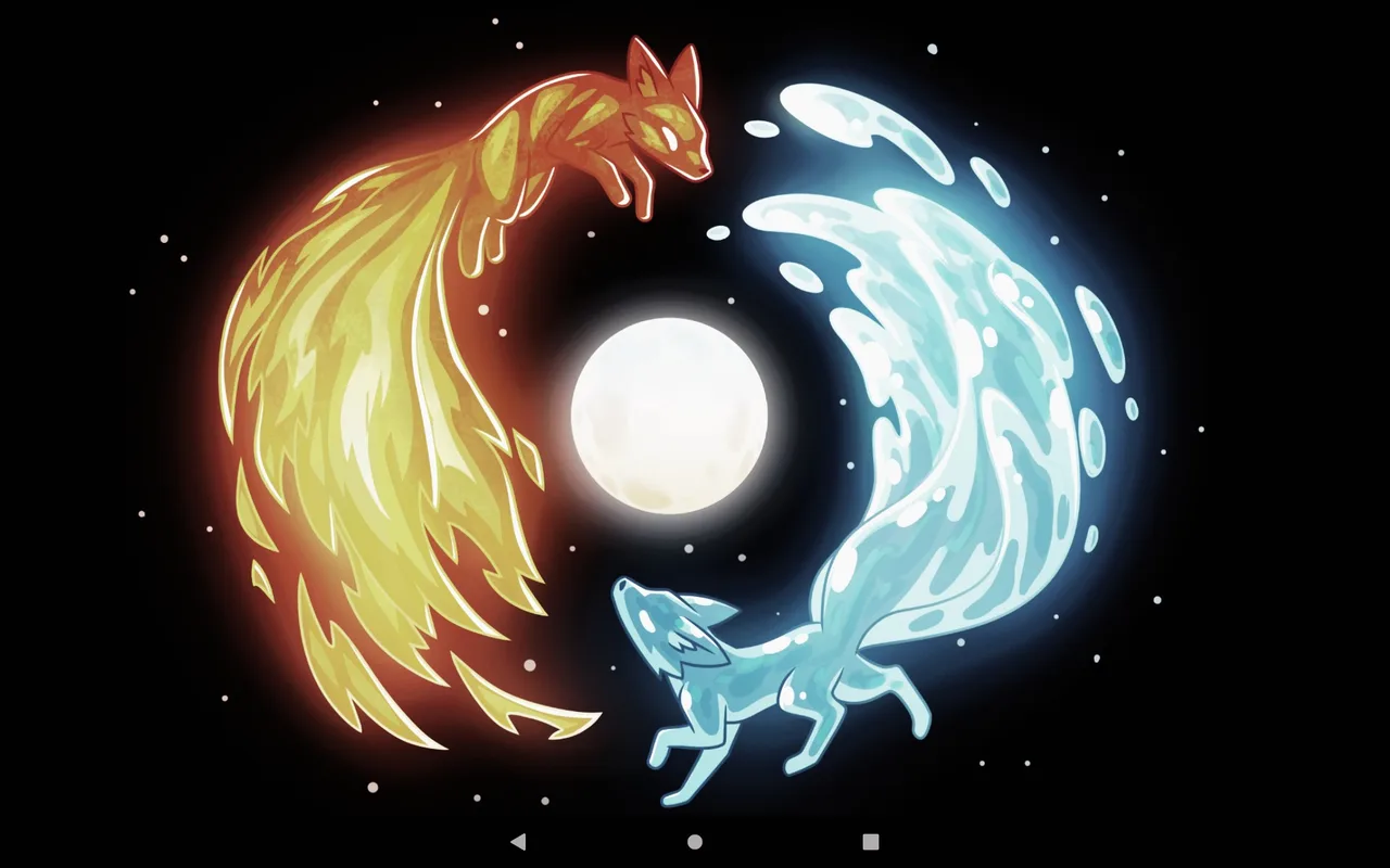 The Kitsune of Ice, Flame & Moon
