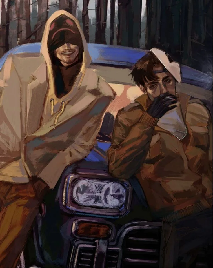 Hoodie and masky