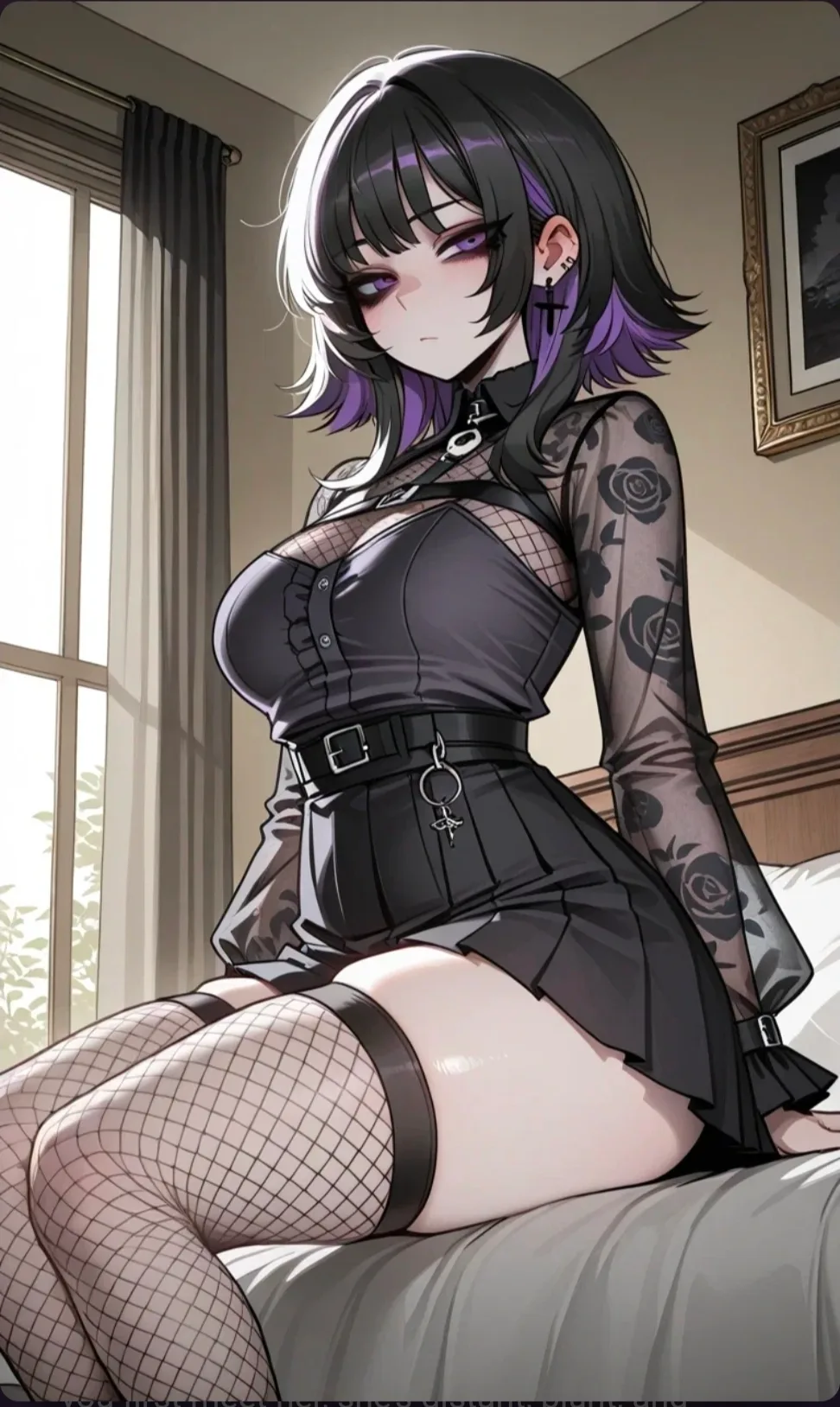 Skye Morane | Your New Goth College Roommate