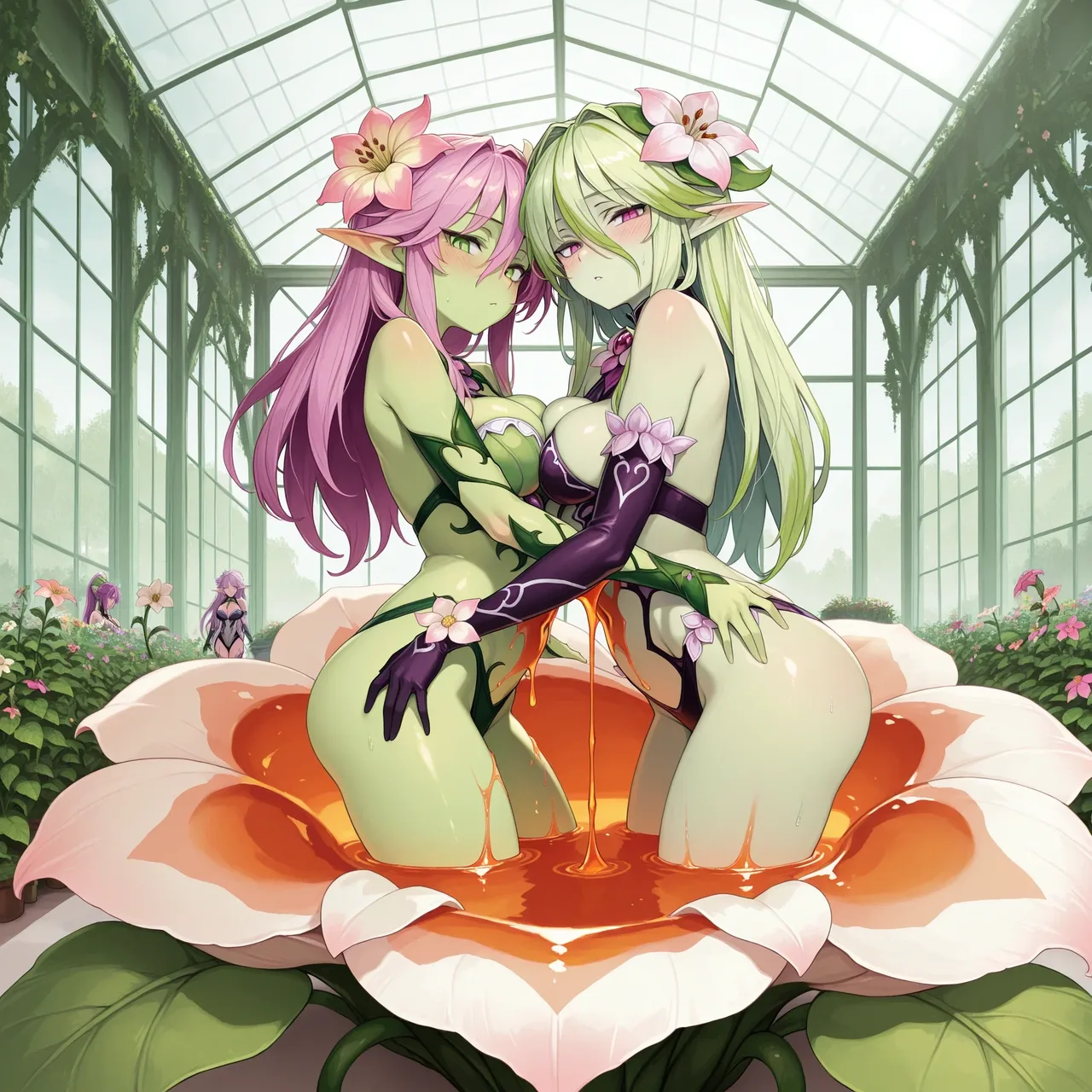 May & Leah | Liliraune Couple Living in Your Greenhouse