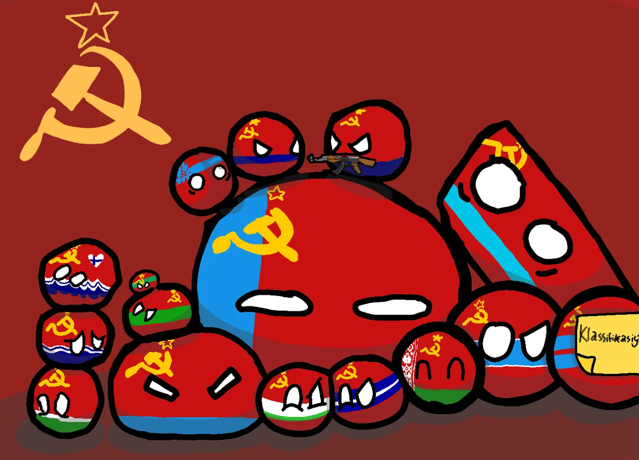 After His Fall - USSR Family - Countryhumans