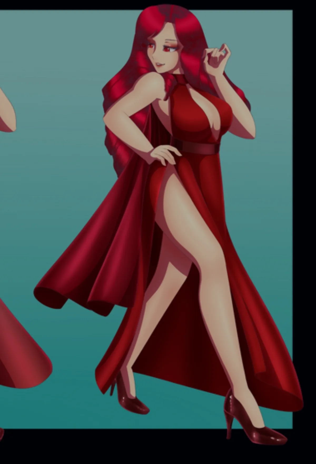 Crimson by day, scarlet mistress by night, tf