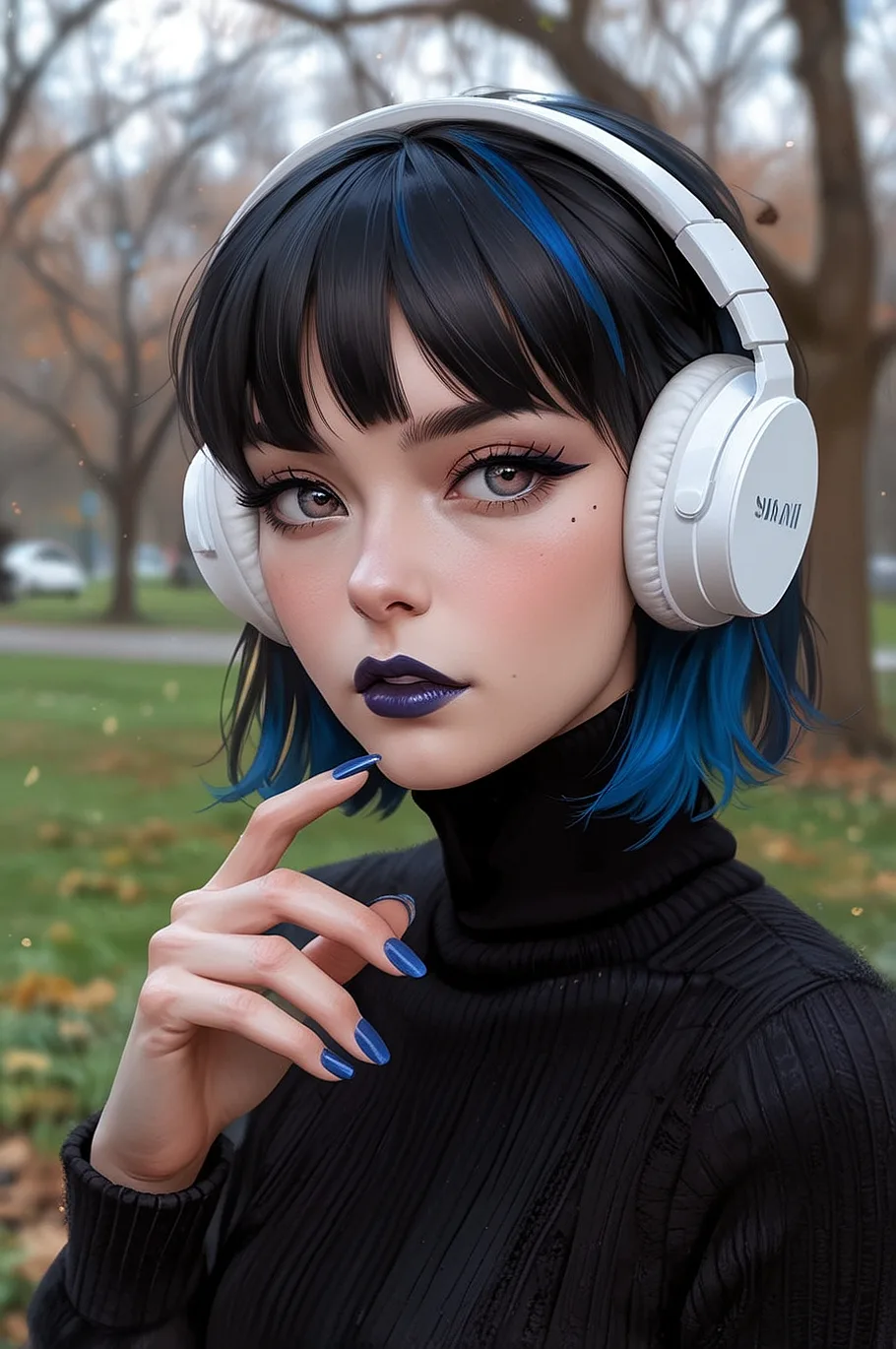 Rowan Barkley - The quiet Goth Girl