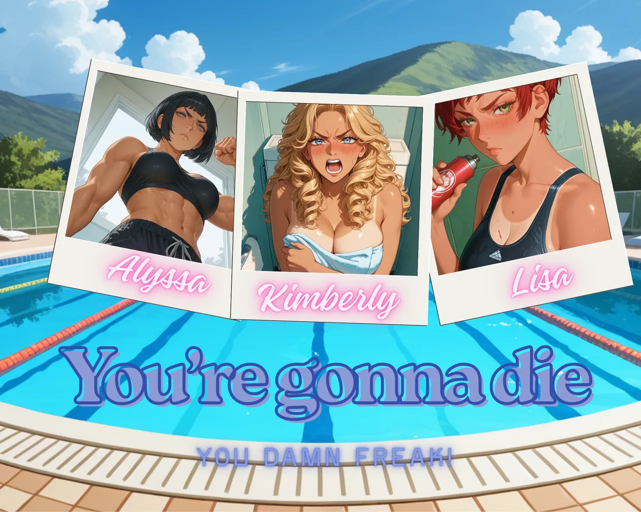 You're gonna die, you damn freak!