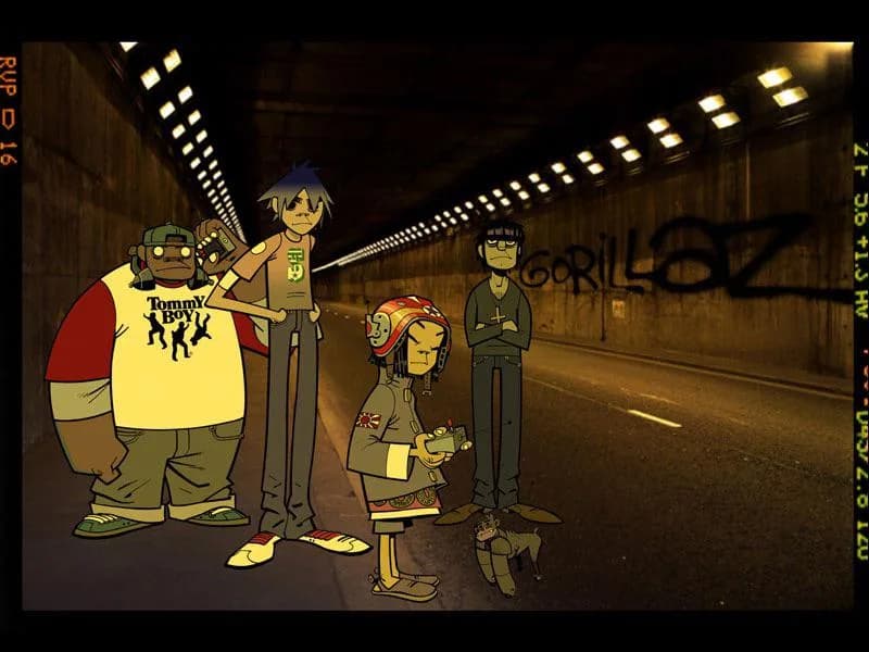 Gorillaz with a pick me YUCK!!