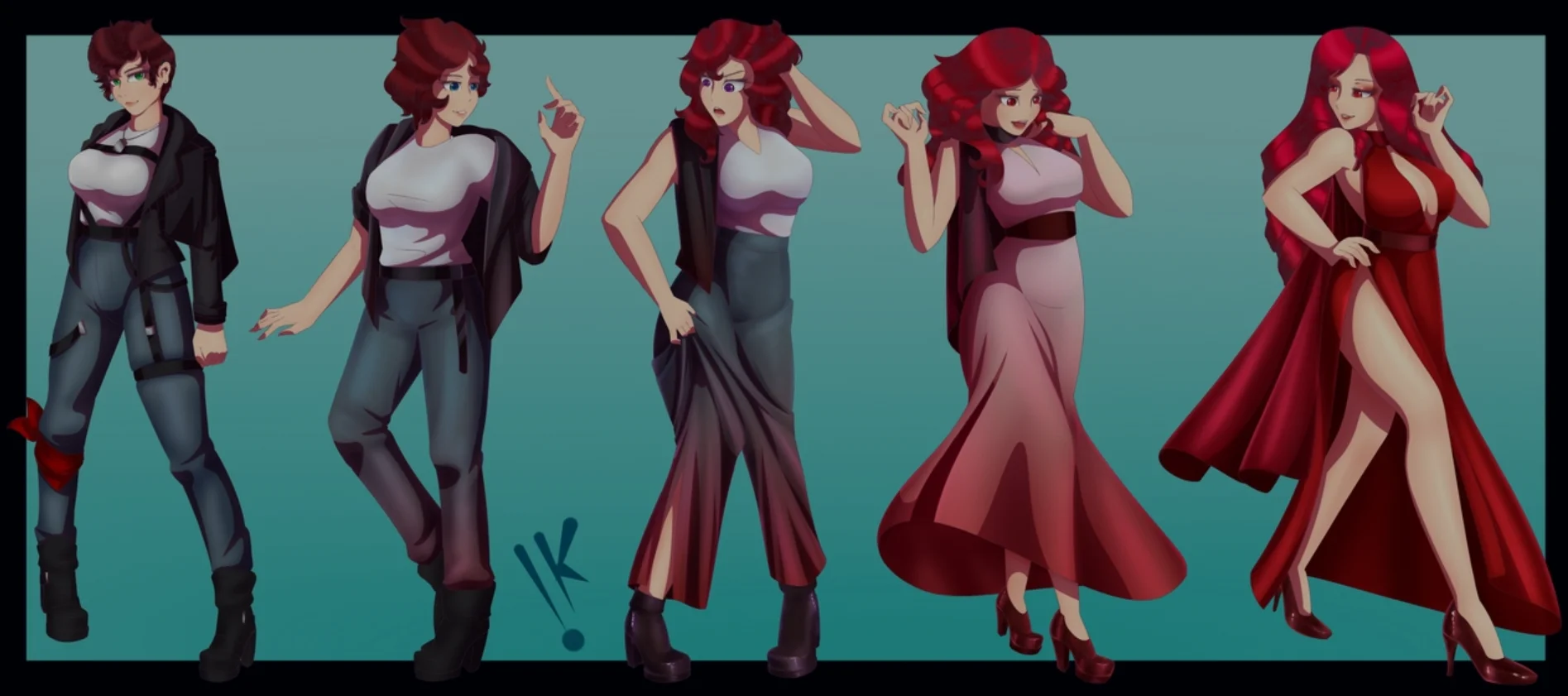 Crimsom tby day, scarpet mistress by night