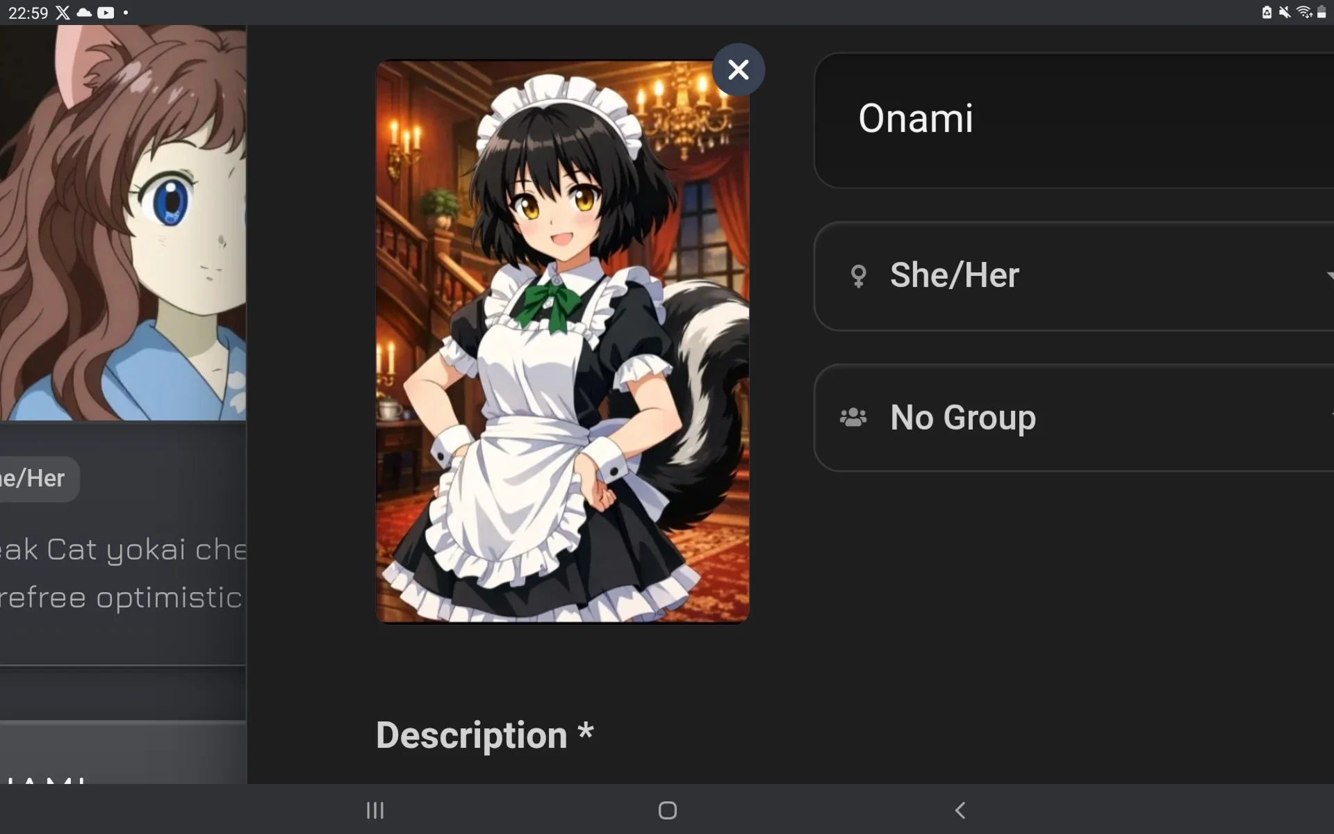 Onami touhou oc