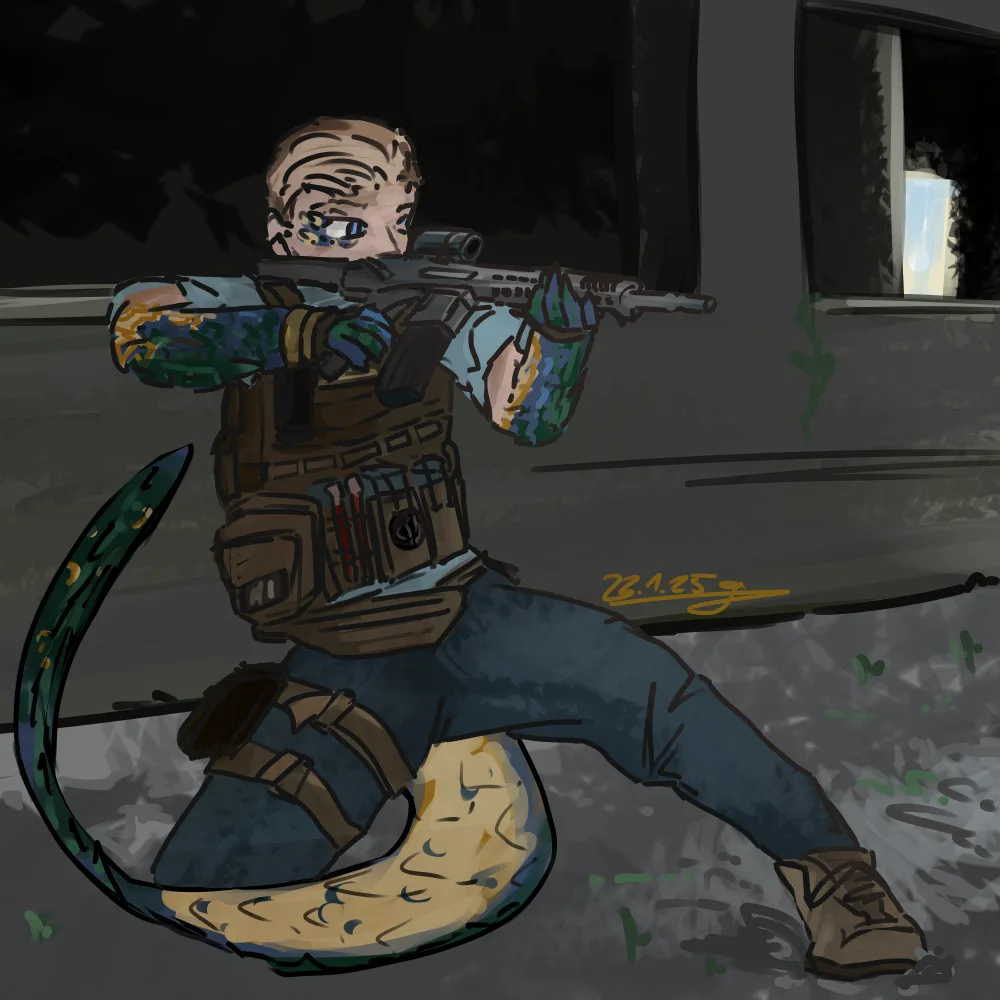 Your axed (Alligator) Commander